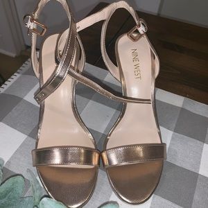 Nine West Rose Gold Heels